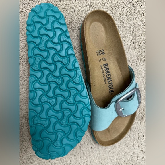 Birkenstock Madrid Nubuck Leather Beryl - NWOT - Picture 2 of 3